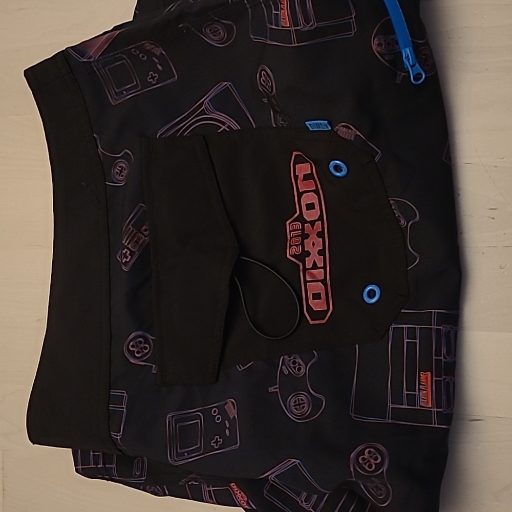 NWOT DIXXON Nintendo Themed Juicy Flannel Boardshorts with Pockets - Picture 8 of 11